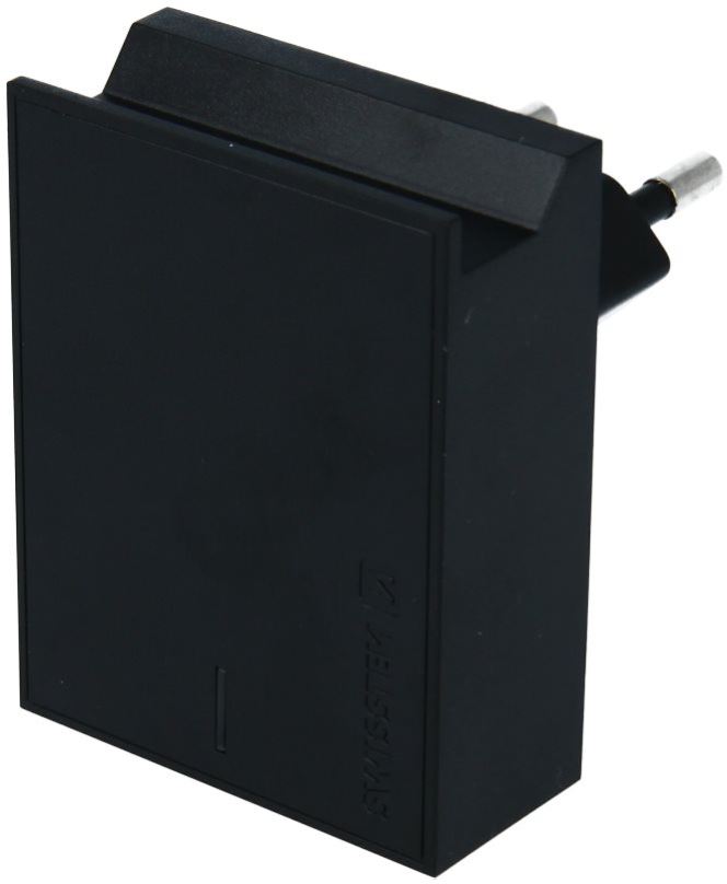 Nabíječka do sítě Swissten síťová nabíječka micro USB SMART IC 2xUSB 3A černá