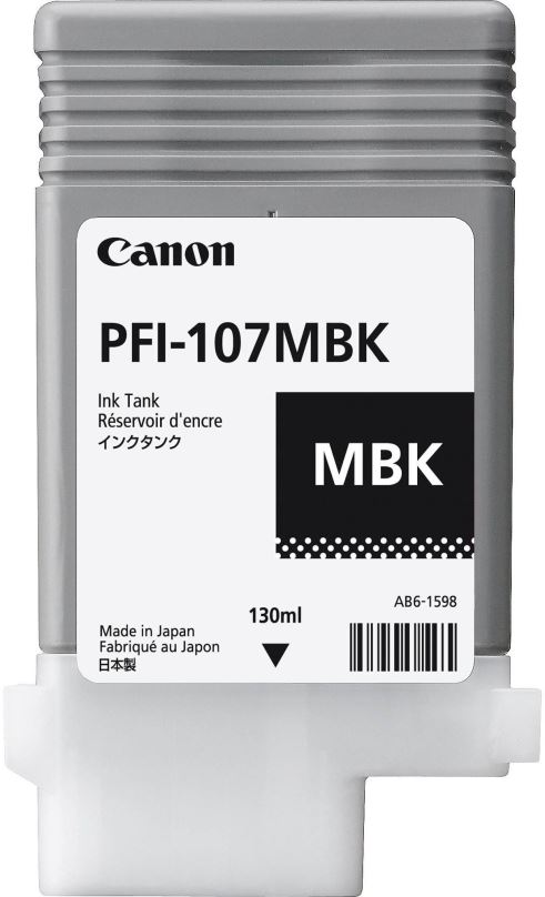 Cartridge Canon PFI-107MBK matná černá