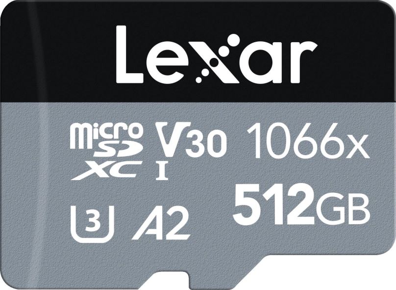 Lexar paměťová karta 512GB High-Performance 1066x microSDXC™ UHS-I, (čtení/zápis:160/120MB/s) C10 A2 V30 U3