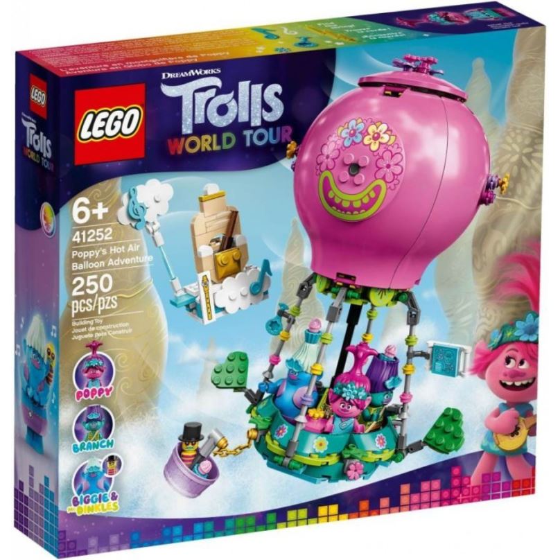 LEGO stavebnice LEGO Trolls 41252 Trollové a let balónem