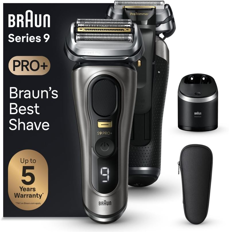 Holicí strojek Braun Series 9 PRO+, Wet & Dry, 9565cc, tmavě šedý
