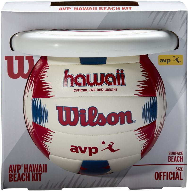Beachvolejbalový míč Wilson Hawaii AVP Beach Kit