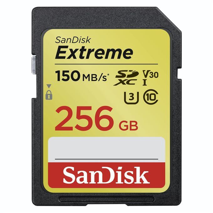 Paměťová karta SanDisk SDXC 256GB Extreme