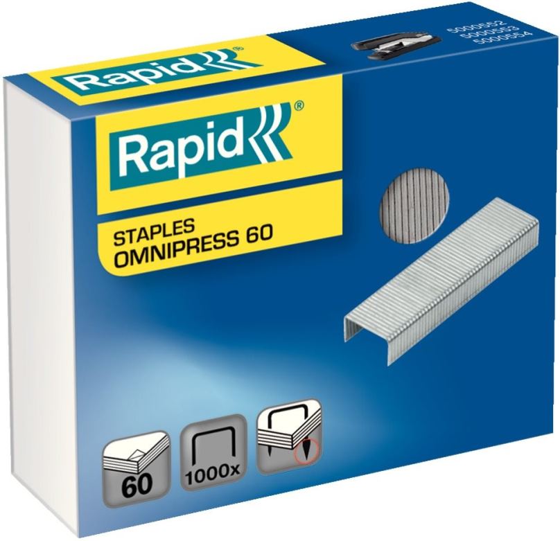 Spony do sešívačky RAPID Omnipress 60 - balení 1000 ks