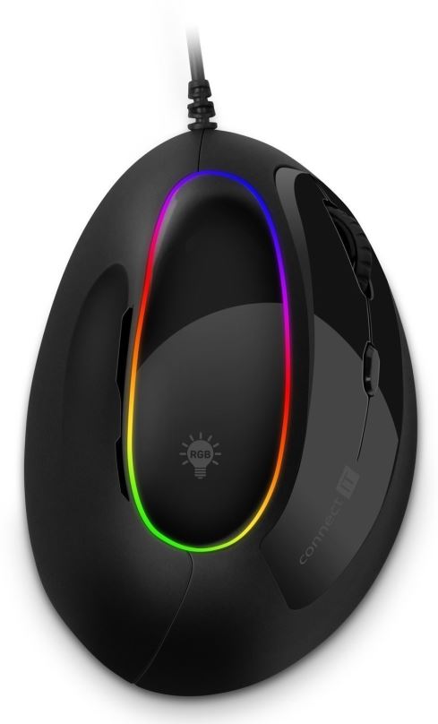 Herní myš CONNECT IT GAME FOR HEALTH RGB, černá