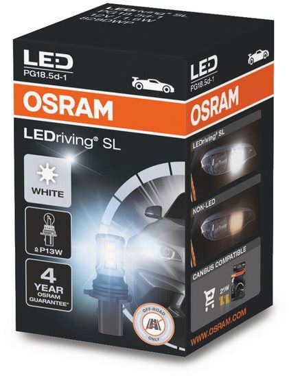 LED autožárovka OSRAM LEDriving SL P13W Studeně bílá 6000K 12V