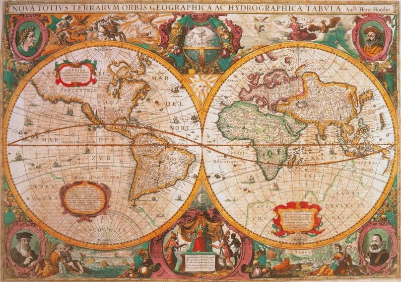 Puzzle Clementoni Puzzle Historická mapa 1000 dílků