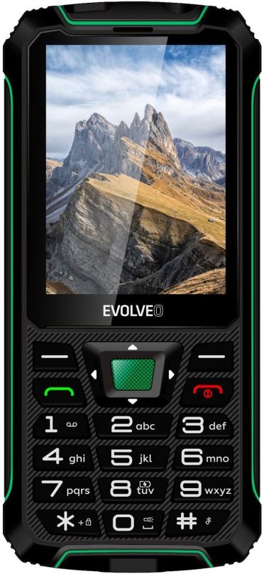 Mobilní telefon EVOLVEO StrongPhone W4 zelený