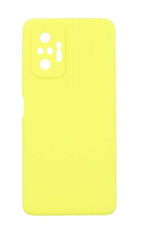 Pouzdro na mobil TopQ Kryt Essential Xiaomi Redmi Note 10 Pro žlutý 92695