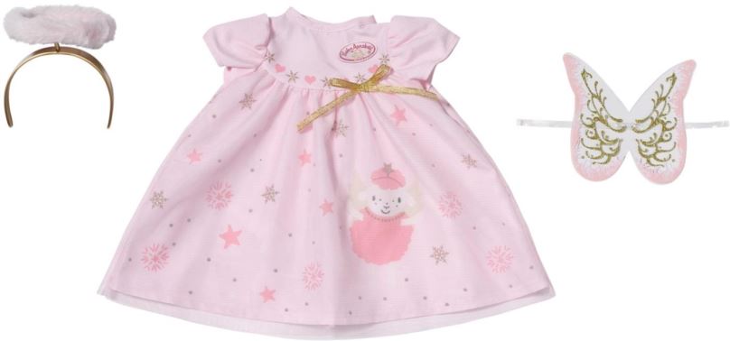 Oblečení pro panenky Baby Annabell Vánoční šaty, 43 cm