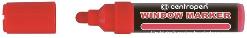 Popisovač CENTROPEN značkovač 9121 křídový červený 3-4mm