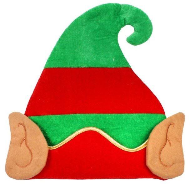 Doplněk ke kostýmu Čepice elf - skřítek - Vánoce
