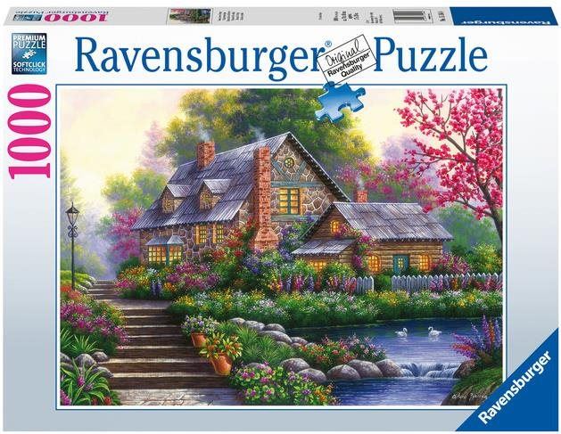 Puzzle Ravensburger 151844 Romantická chata 1000 dílků