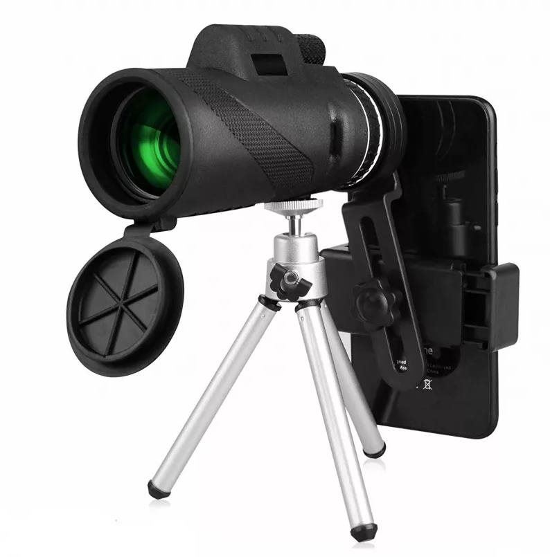 Dalekohled Monokulár turistický dalekohled 40x60 se stativem na telefon Genetic-Optic