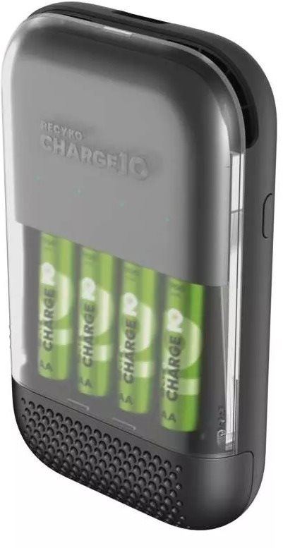 Nabíječka baterií GP Ultra-rychlá nabíječka baterií GP Charge 10 S491 + 4x AA