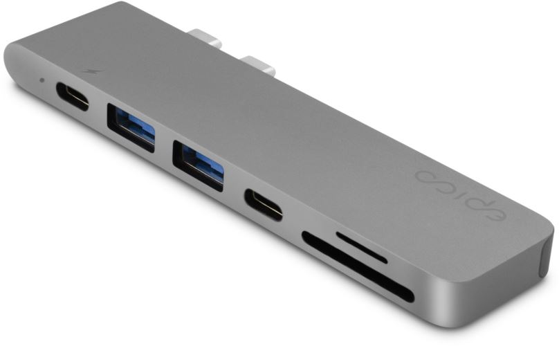 Replikátor portů Epico Hub Pro s rozhraním USB-C pro notebooky a tablety - vesmírně šedý