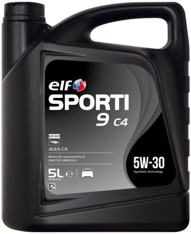 Motorový olej ELF SPORTI 9 C4 5W30 5L