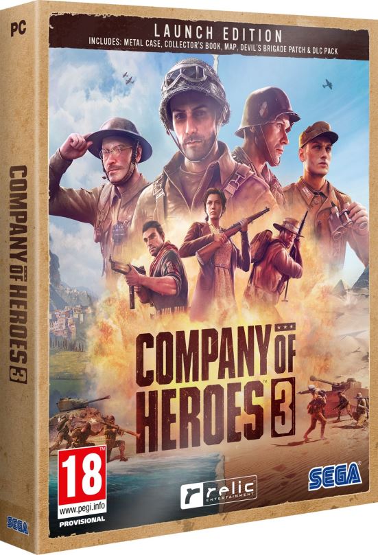 Hra na PC Company of Heroes 3 Launch Edition Metal Case