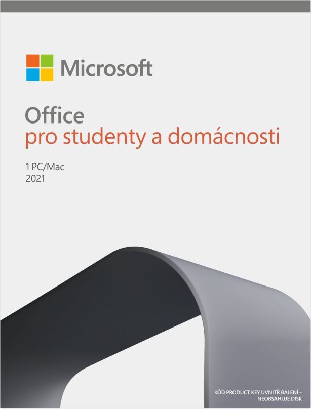 Kancelářský software Microsoft Office 2021 pro domácnosti a studenty (elektronická licence)