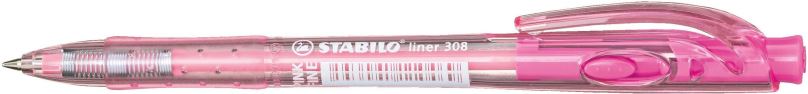 Kuličkové pero STABILO liner růžové, 1 ks