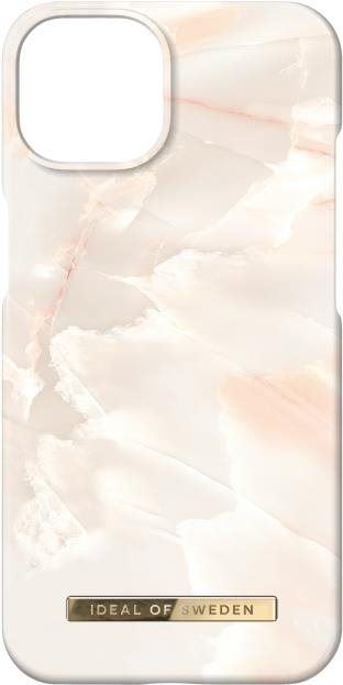 Kryt na mobil Fashion s Magsafe iDeal Of Sweden pro iPhone 14 Rose Pearl Marble