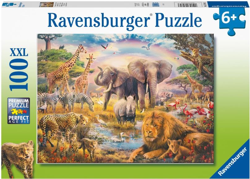 Puzzle Ravensburger puzzle 132843 Divoká příroda 100 dílků