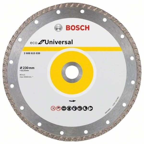 Diamantový kotouč Bosch Universal Turbo 230x22.23x3.0x7mm 2.608.615.039
