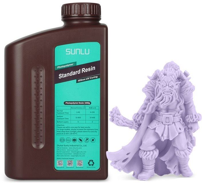 UV resin Sunlu Standard Resin 
Taro Purple