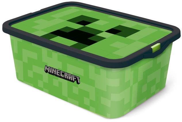 Úložný box Store Minecraft 13 l s víkem, plast