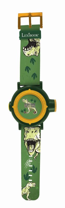 Dětské hodinky Lexibook Digitální promítací hodinky s Dinosaurem s 20 obrázky k promítání
