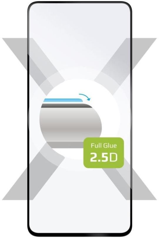 Ochranné sklo FIXED FullGlue-Cover pro Honor X8a černé