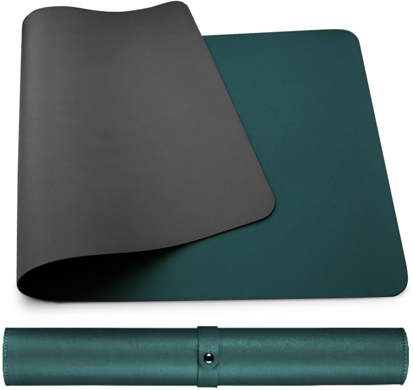 Podložka pod myš MOSH Dual sided Table mat černá / tmavě zelená M
