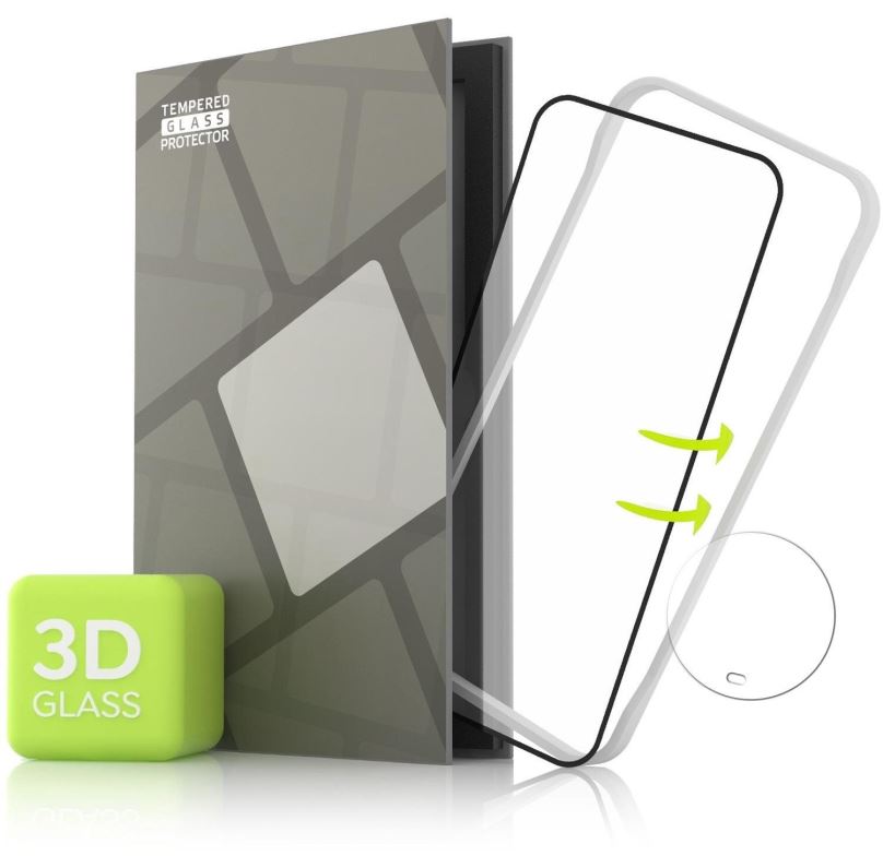 Ochranné sklo Tempered Glass Protector rámčekové pro Honor Magic 4, 3D Glass + sklo na kameru + inštalačný rámček