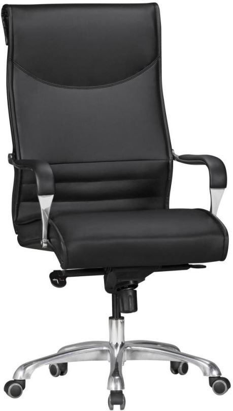 Kancelářská židle BRÜXXI Boss, syntetická kůže, černá