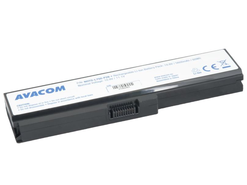 Baterie do notebooku AVACOM pro Toshiba Satellite L750 Li-Ion 10,8V 5800mAh/63Wh