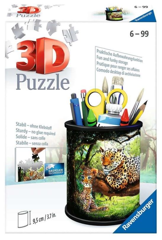 RAVENSBURGER 3D puzzle stojan: Levharti 54 dílků