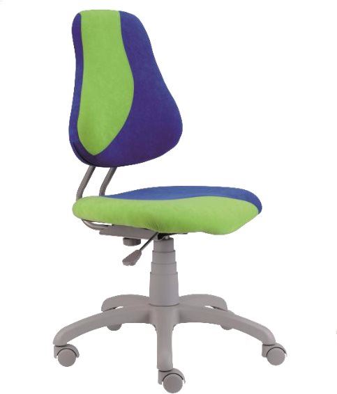 Dětská židle k psacímu stolu ALBA Fuxo S-Line zeleno/modrá