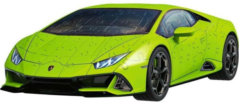 3D puzzle Ravensburger Puzzle 115594 Lamborghini Huracán Evo Zelené 108 Dílků