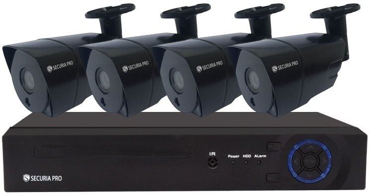 Kamerový systém Kamerový systém Securia Pro IP 5MPx NVR4CHV5-B, bez disku