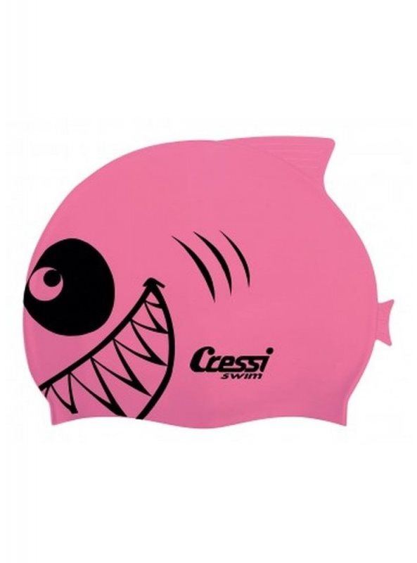 Plavecká čepice Cressi Kid swimm cap, růžová