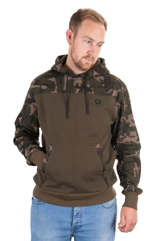 FOX Mikina Khaki/Camo Hoody L