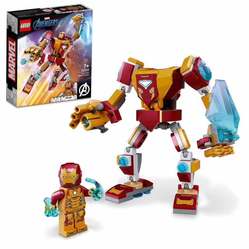 LEGO stavebnice LEGO® Marvel 76203  Iron Manovo robotické brnění