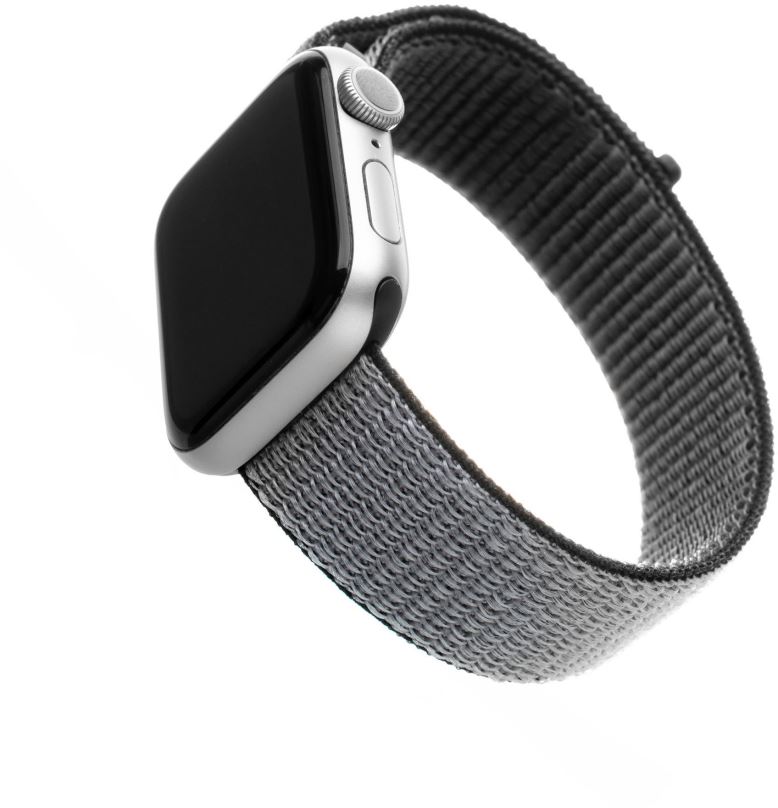 Řemínek FIXED Nylon Strap pro Apple Watch 38/40/41mm šedý
