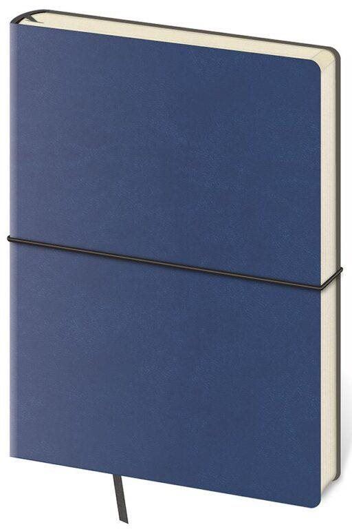 Diář Zápisník Flexio L modrý linkovaný