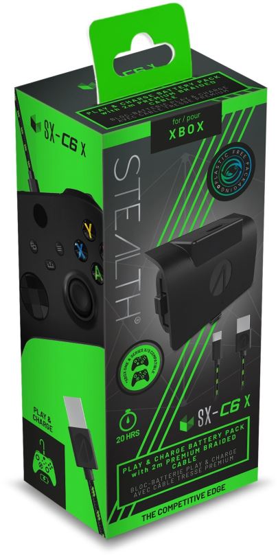Příslušenství k ovladači STEALTH Play and Charge Kit - Black - Xbox One & Xbox Series X|S