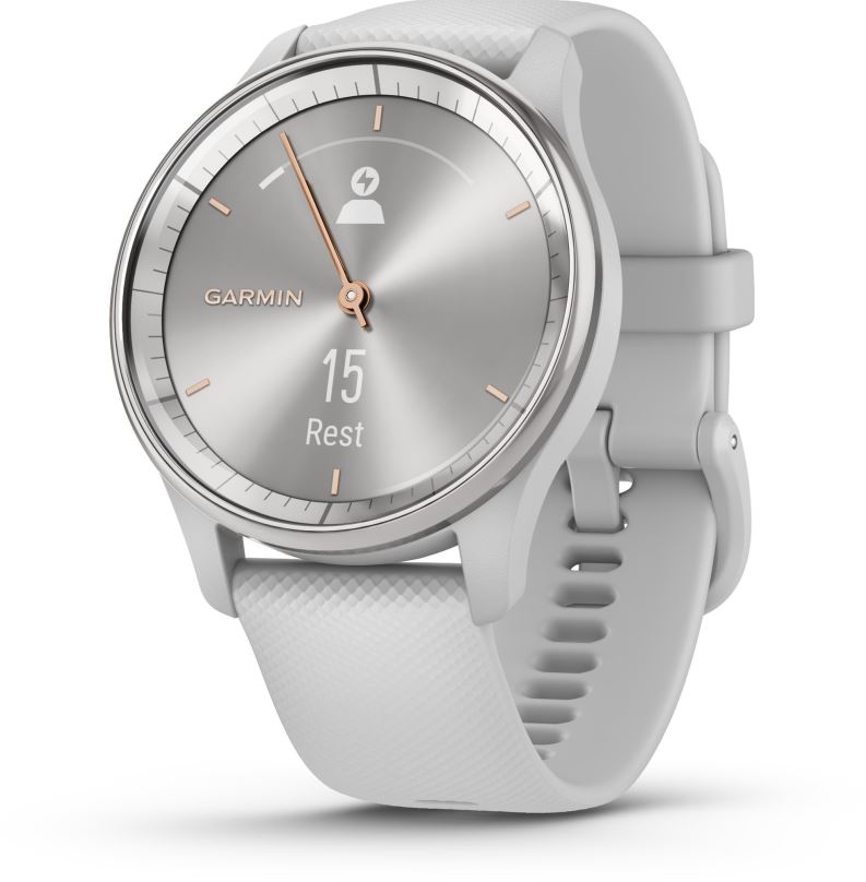 Chytré hodinky Garmin Vívomove Trend Silver/Mist Grey