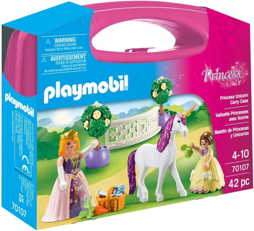 Stavebnice Playmobil Přenosný box velký - princezna a jednorožec
