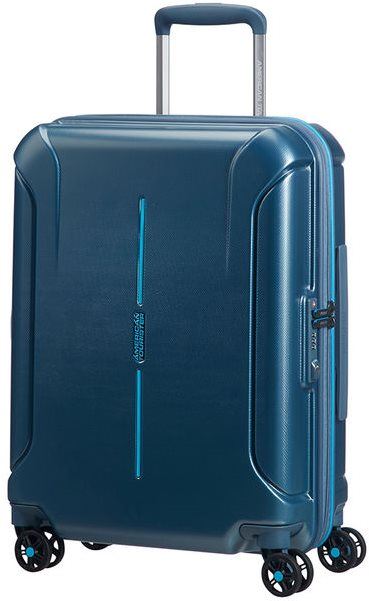 Cestovní kufr American Tourister Technum Spinner 55 Metallic Blue
