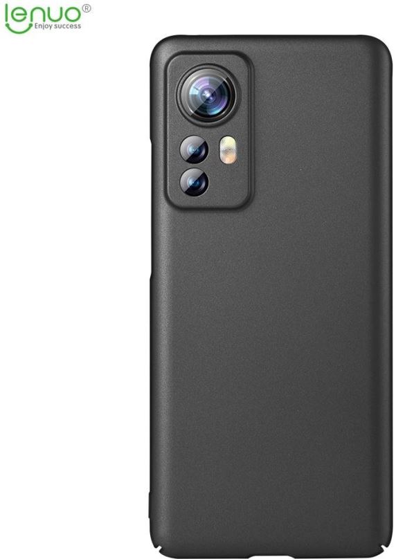 Kryt na mobil Lenuo Leshield obal pro Xiaomi 12/12X, černá
