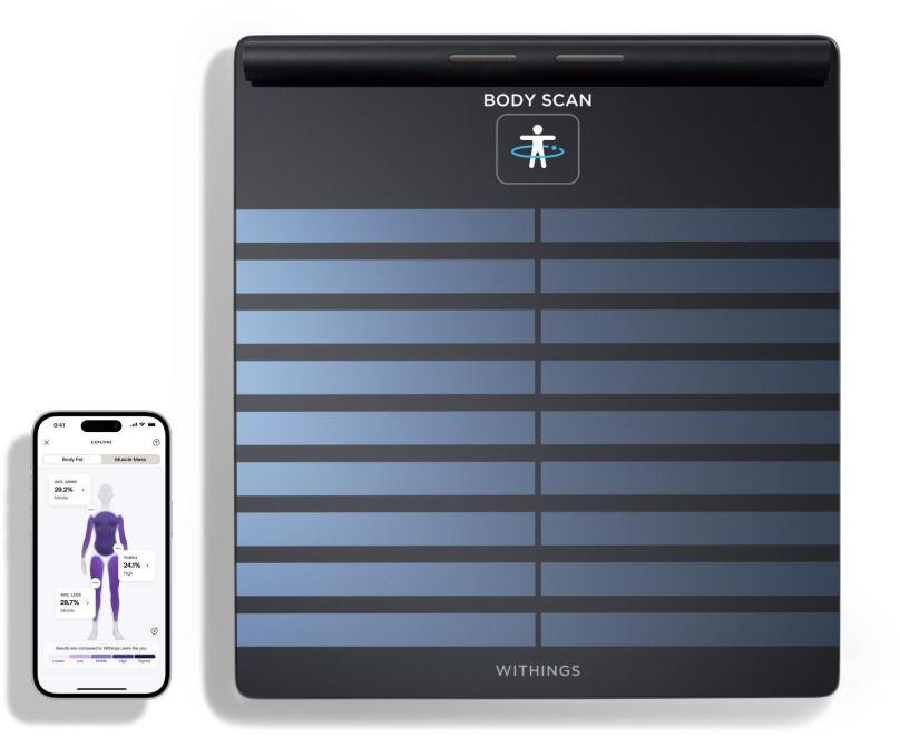 Osobní váha Withings Body Scan Connected Health Station - Black